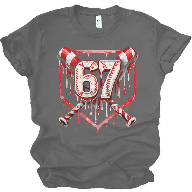 Baseball Candy Cane Drip 6 7 Six Seven Meme Christmas Boys Unisex Jersey T-Shirt Baseball Candy Cane Drip 6 7 Six Seven Meme Christmas Boys Unisex Jersey T-Shirt