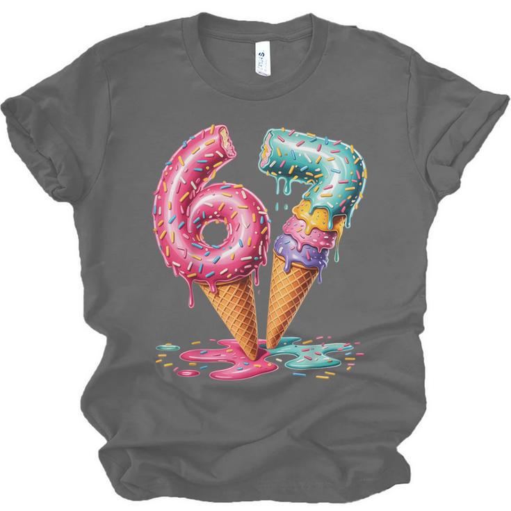 Baseball Drip Ice Cream 67 Unisex Jersey T-Shirt