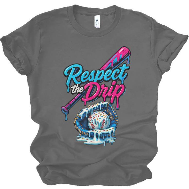 Baseball Drip Ice Cream Sprinkles Youth Boys Baseball Glove Unisex Jersey T-Shirt