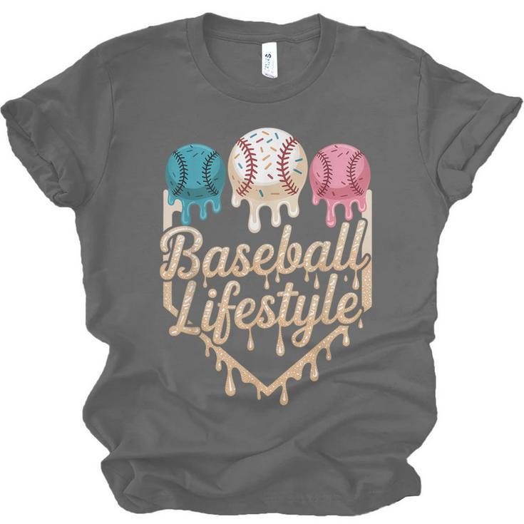Baseball Drip Icecream Unisex Jersey T-Shirt