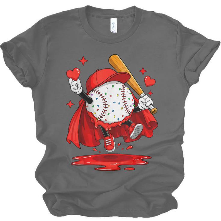 Baseball Drip Icecream Youth Boy Valentine Unisex Jersey T-Shirt