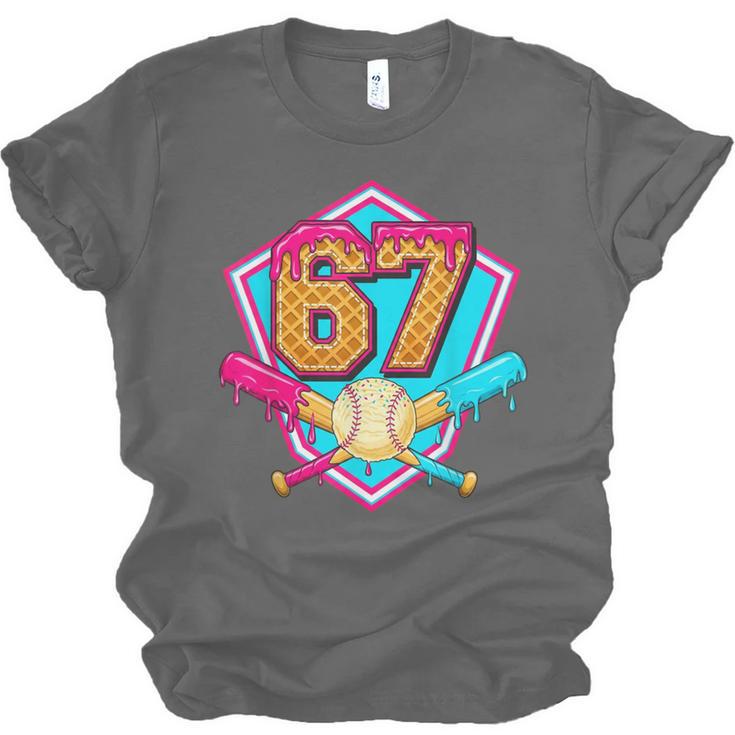 Baseball Drip Jersey Number 67 For Players & 67th Birthday Unisex Jersey T-Shirt Baseball Drip Jersey Number 67 For Players & 67th Birthday Unisex Jersey T-Shirt