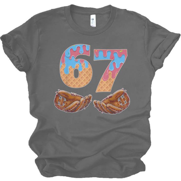Baseball Drip Number 67 Player Six Seven Meme Unisex Jersey T-Shirt
