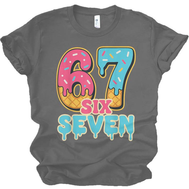 Baseball Drip Number 67 Player Trendy 6 7 Meme Unisex Jersey T-Shirt