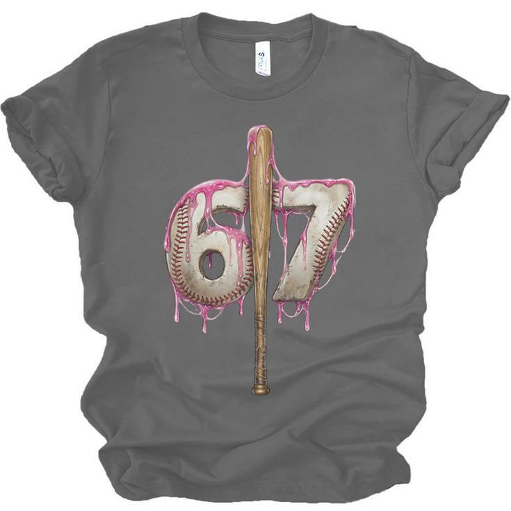 Baseball Drip Number 67 Sports Player Six Seven Meme Fan Unisex Jersey T-Shirt Baseball Drip Number 67 Sports Player Six Seven Meme Fan Unisex Jersey T-Shirt