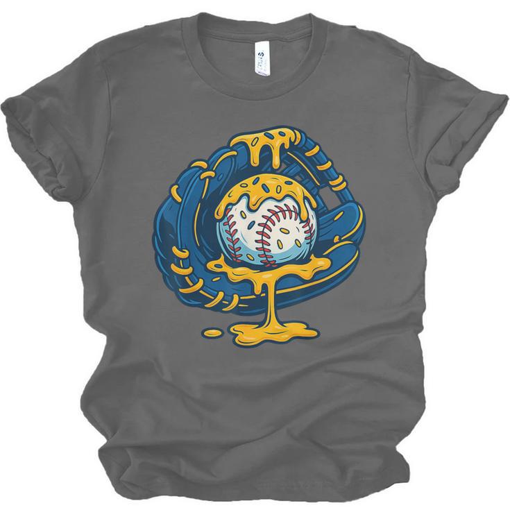 Baseball Drip Team For Boys Ice Cream Cool Unisex Jersey T-Shirt