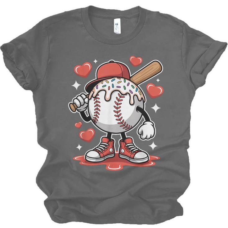 Baseball Drip Valentine Boys Women Men Hearts Sport Love Unisex Jersey T-Shirt Baseball Drip Valentine Boys Women Men Hearts Sport Love Unisex Jersey T-Shirt