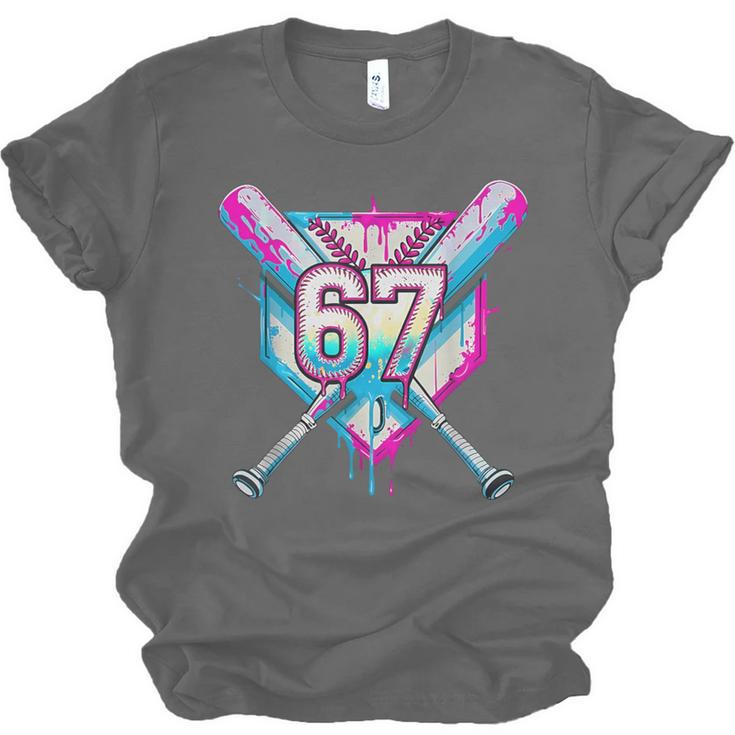 Baseball Dripping 67 Home Plate Six Seven Boy Kids Sports Unisex Jersey T-Shirt Baseball Dripping 67 Home Plate Six Seven Boy Kids Sports Unisex Jersey T-Shirt