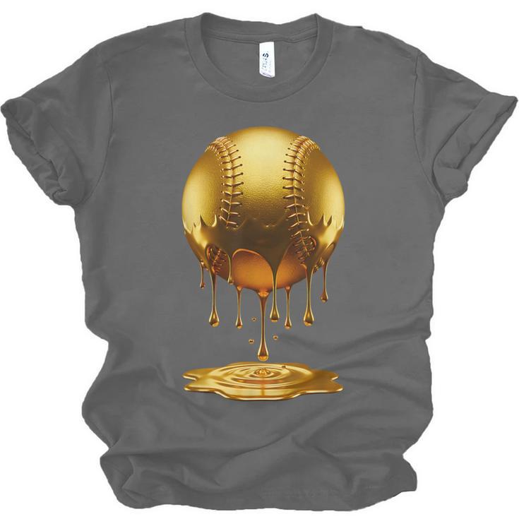Baseball Dripping Drip Gold Sport Player Coach Baller Unisex Jersey T-Shirt Baseball Dripping Drip Gold Sport Player Coach Baller Unisex Jersey T-Shirt