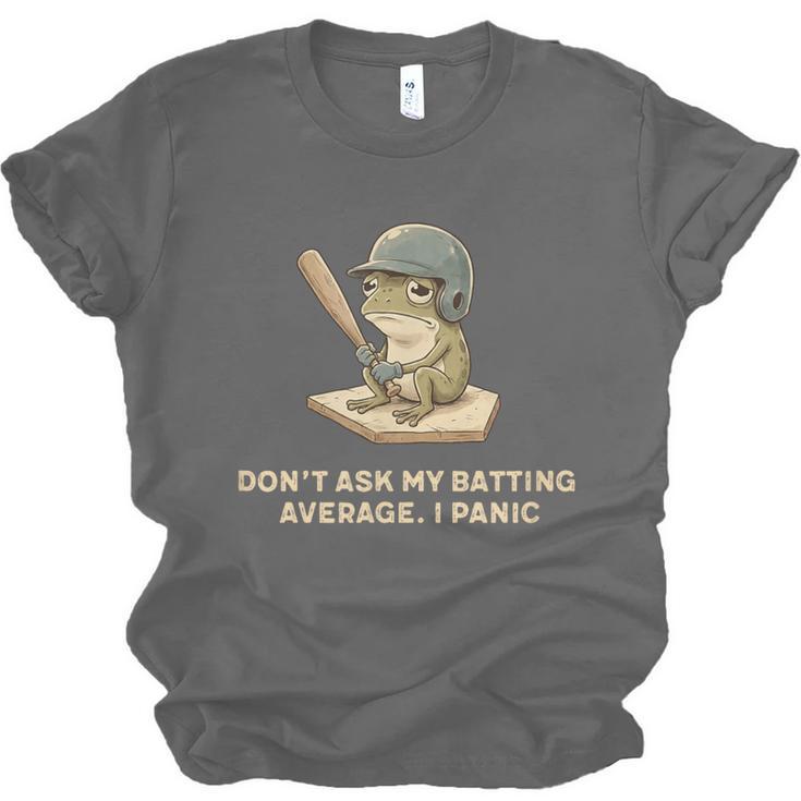 Baseball Frog Saying Batting Retro Artwork Unisex Jersey T-Shirt Baseball Frog Saying Batting Retro Artwork Unisex Jersey T-Shirt