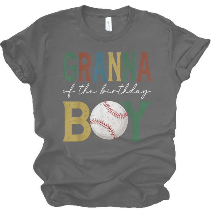 Baseball Granna Of The Birthday Boy Family Matching Unisex Jersey T-Shirt