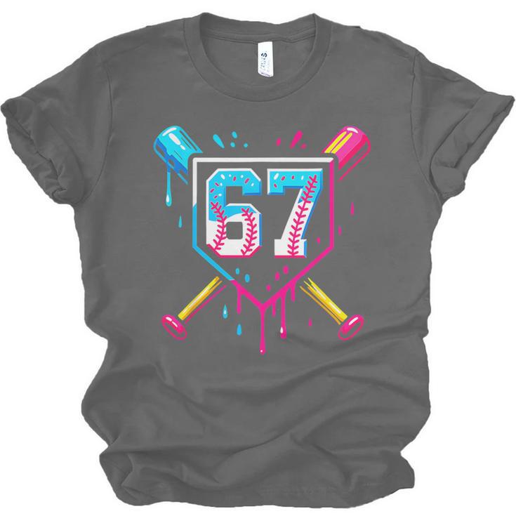 Baseball Ice Cream Drip Number 67 Player 67th Birthday 67 Unisex Jersey T-Shirt Baseball Ice Cream Drip Number 67 Player 67th Birthday 67 Unisex Jersey T-Shirt