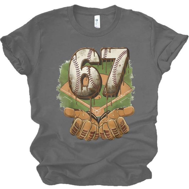 Baseball Ice Cream Drip Number 67 Playground Player 67th Unisex Jersey T-Shirt Baseball Ice Cream Drip Number 67 Playground Player 67th Unisex Jersey T-Shirt