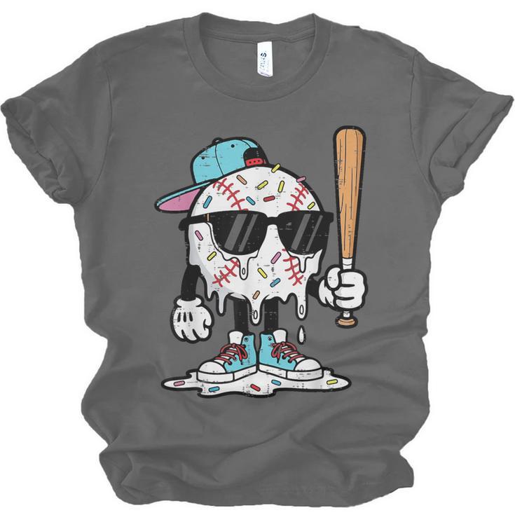 Baseball Ice Cream Drip Sports Boys Kids Youth Men Unisex Jersey T-Shirt Baseball Ice Cream Drip Sports Boys Kids Youth Men Unisex Jersey T-Shirt
