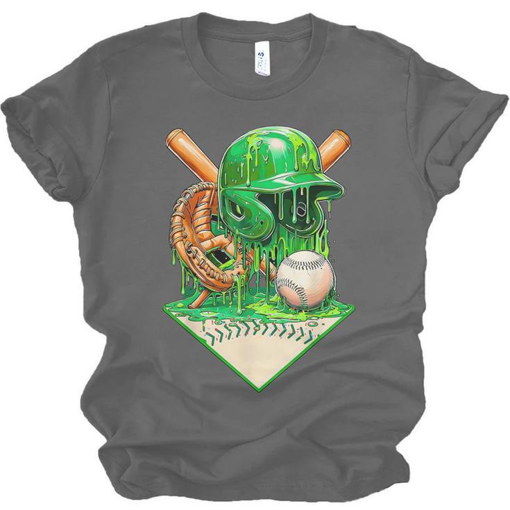 Baseball Life Style Ice Cream Drip Green Unisex Jersey T-Shirt