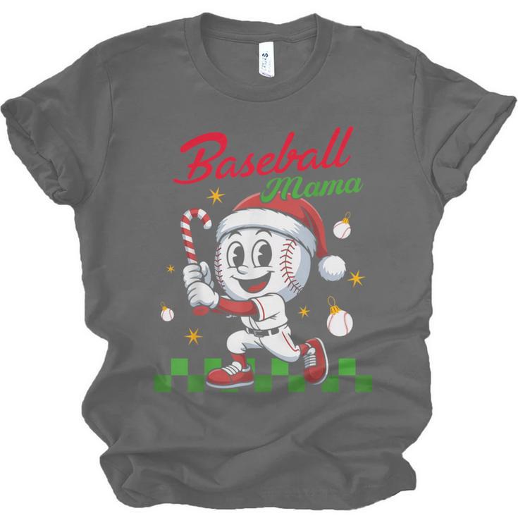Baseball Mama Christmas Santa Hat Xmas Softball Mom Unisex Jersey T-Shirt Baseball Mama Christmas Santa Hat Xmas Softball Mom Unisex Jersey T-Shirt