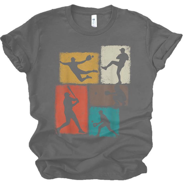 Baseball Player Collage Men Kids Coach Youth Boys Unisex Jersey T-Shirt Baseball Player Collage Men Kids Coach Youth Boys Unisex Jersey T-Shirt