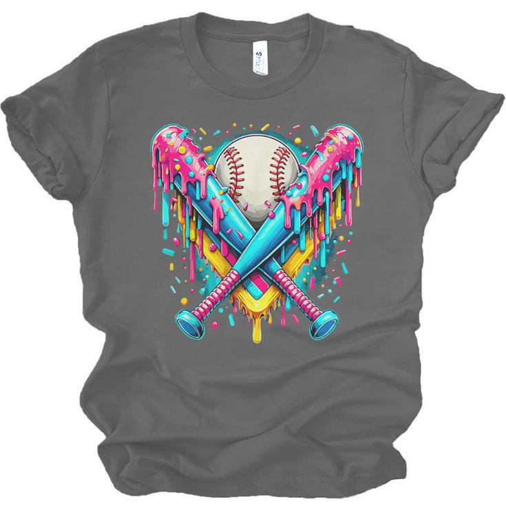 Baseball Player Ice Cream Drip Unisex Jersey T-Shirt Baseball Player Ice Cream Drip Unisex Jersey T-Shirt