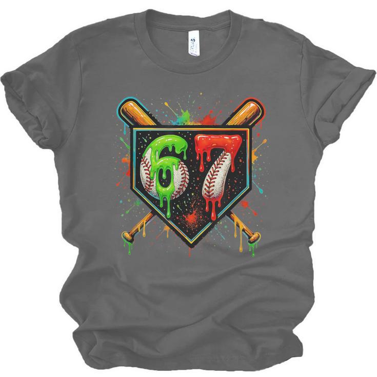 Baseball Six Seven 67 Meme Ice Cream Drip Xmas Women Men Unisex Jersey T-Shirt Baseball Six Seven 67 Meme Ice Cream Drip Xmas Women Men Unisex Jersey T-Shirt