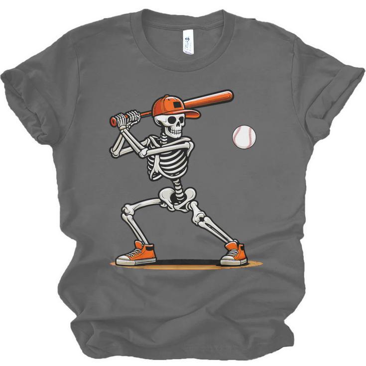 Baseball Skeleton Spooky Boys Halloween Baseball Player Unisex Jersey T-Shirt Baseball Skeleton Spooky Boys Halloween Baseball Player Unisex Jersey T-Shirt