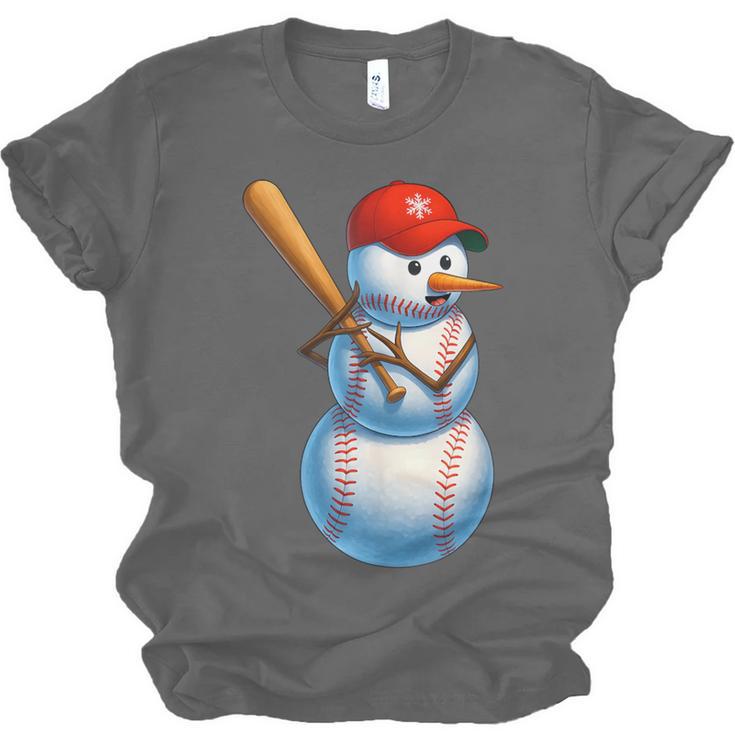 Baseball Snowman Merry Christmas Xmas Pajamas Men Women Kids Unisex Jersey T-Shirt Baseball Snowman Merry Christmas Xmas Pajamas Men Women Kids Unisex Jersey T-Shirt
