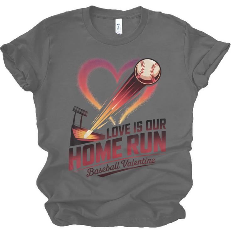Baseball Valentine Love Is Our Home Run Apparel Unisex Jersey T-Shirt Baseball Valentine Love Is Our Home Run Apparel Unisex Jersey T-Shirt