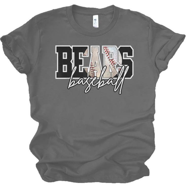 Bears Baseball Mom Game Day School Spirit Bear Pride Unisex Jersey T-Shirt Bears Baseball Mom Game Day School Spirit Bear Pride Unisex Jersey T-Shirt