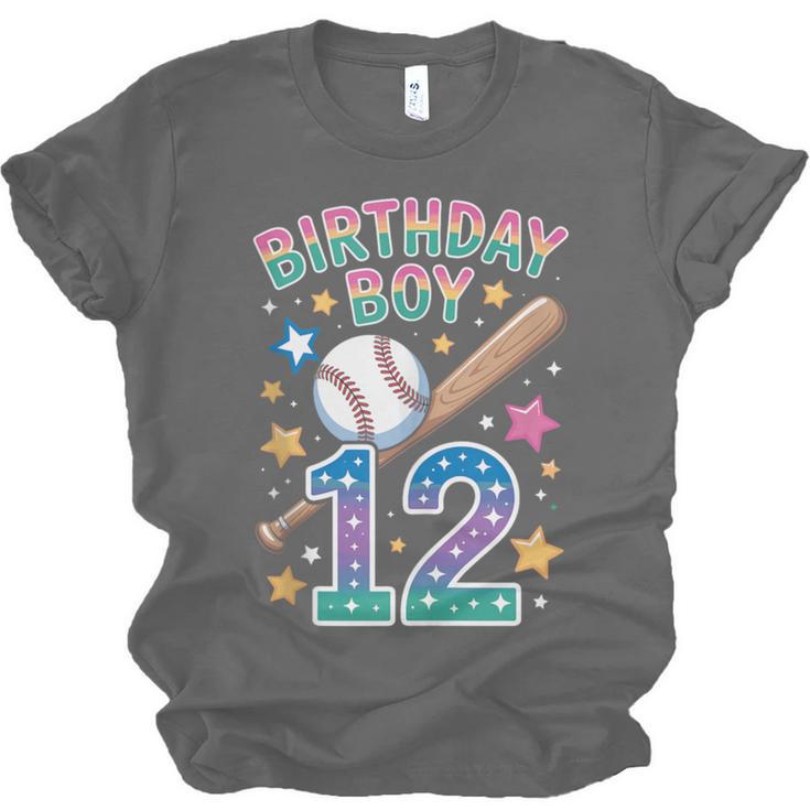 Birthday Boy 12th Birthday Baseball Unisex Jersey T-Shirt Birthday Boy 12th Birthday Baseball Unisex Jersey T-Shirt