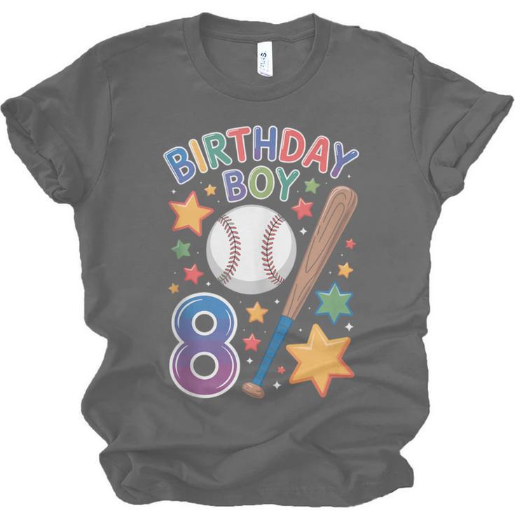 Birthday Boy 8th Birthday Baseball Unisex Jersey T-Shirt Birthday Boy 8th Birthday Baseball Unisex Jersey T-Shirt