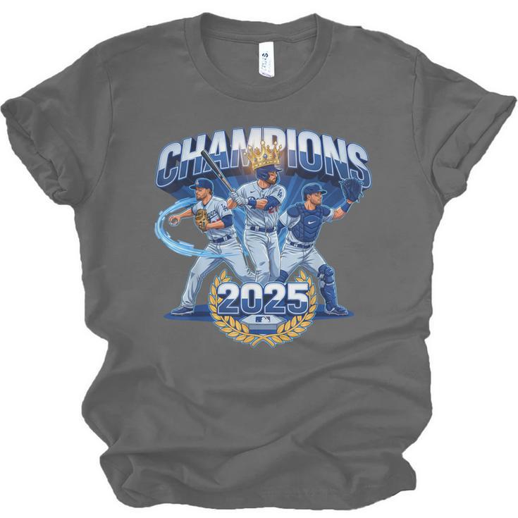 Champions 2025 Baseball Retro Athletic Celebration Theme Unisex Jersey T-Shirt