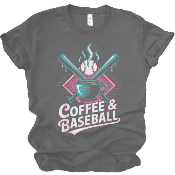 Coffee And Baseball Baseball Player Unisex Jersey T-Shirt