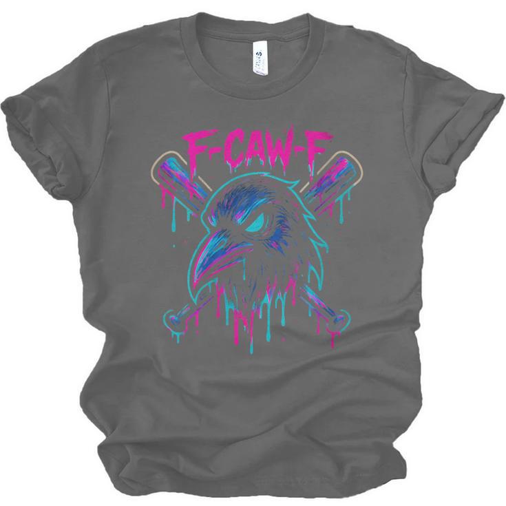 Cool Baseball F Caw F Crow Fcawf Raven Fawk Off Bird Unisex Jersey T-Shirt