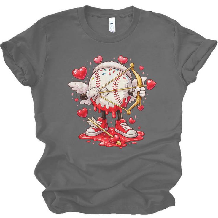 Cupid Baseball Drip Icecream Apparel Youth Boy Valentine Unisex Jersey T-Shirt