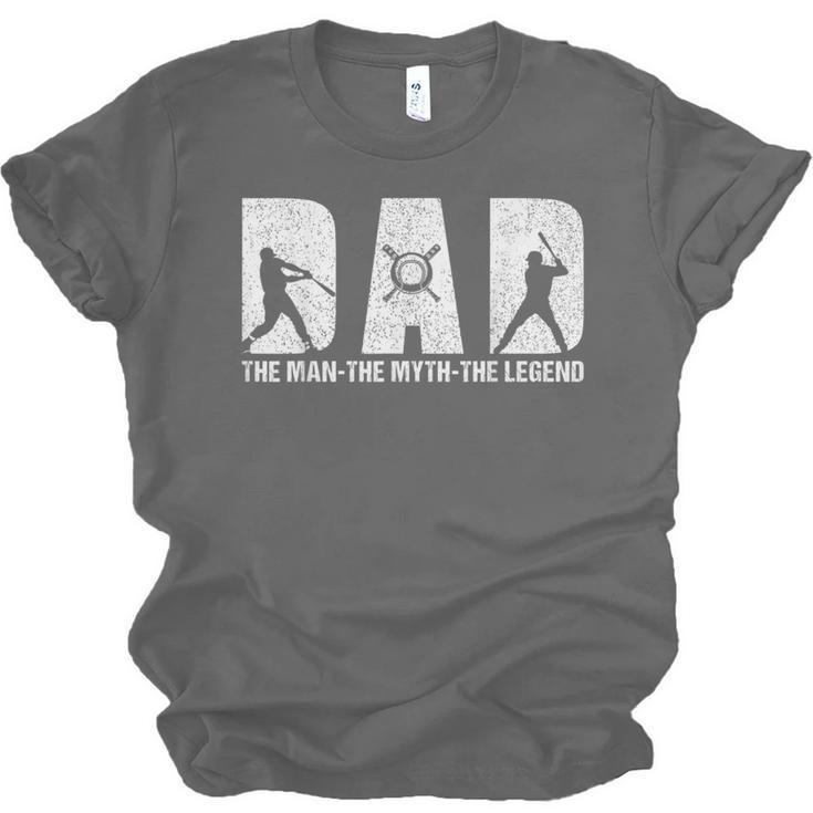 Dad Baseball The Man The Myth The Legend Daddy Father's Day Unisex Jersey T-Shirt Dad Baseball The Man The Myth The Legend Daddy Father's Day Unisex Jersey T-Shirt