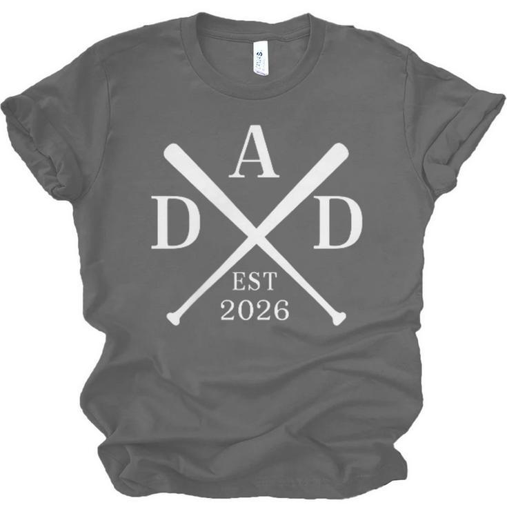 Dad Est 2026 Father Loading New Dad Baseball Pocket Unisex Jersey T-Shirt