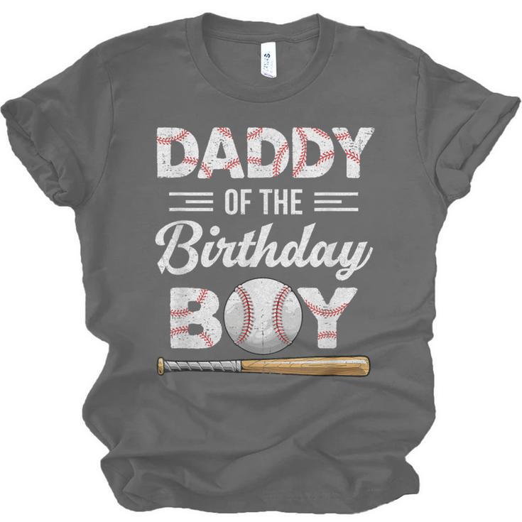 Daddy Of The Birthday Boy Baseball Matching Family Unisex Jersey T-Shirt