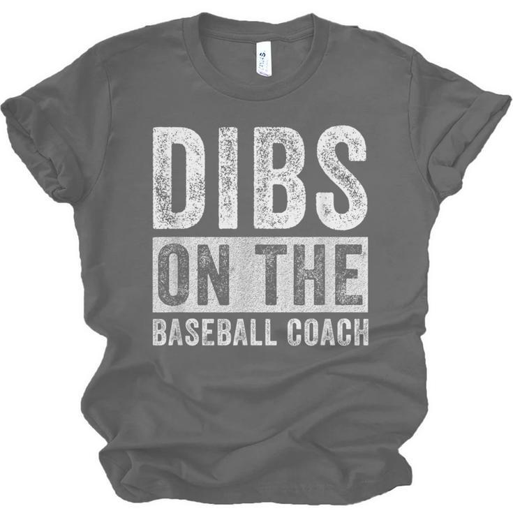 Dibs On The Baseball Coach Wife Girlfriend Unisex Jersey T-Shirt Dibs On The Baseball Coach Wife Girlfriend Unisex Jersey T-Shirt