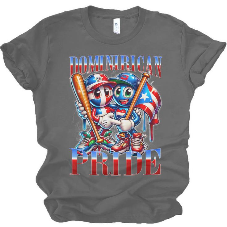 Dominican Puerto Rican Pride Baseball Flag Unity Unisex Jersey T-Shirt Dominican Puerto Rican Pride Baseball Flag Unity Unisex Jersey T-Shirt