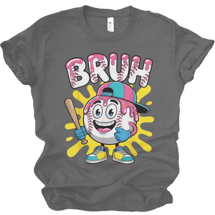 Drip Baseball Boy Youth Kid Ice Cream Dripping Baseball Bruh Unisex Jersey T-Shirt Drip Baseball Boy Youth Kid Ice Cream Dripping Baseball Bruh Unisex Jersey T-Shirt