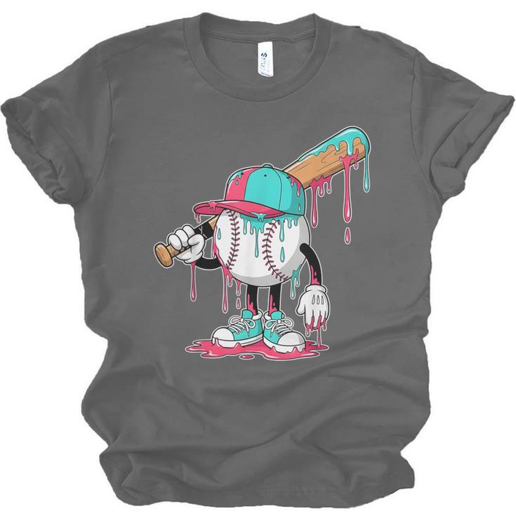 Drip Baseball For Boys Ice Cream Drip Youth Boys Sprinkles Unisex Jersey T-Shirt