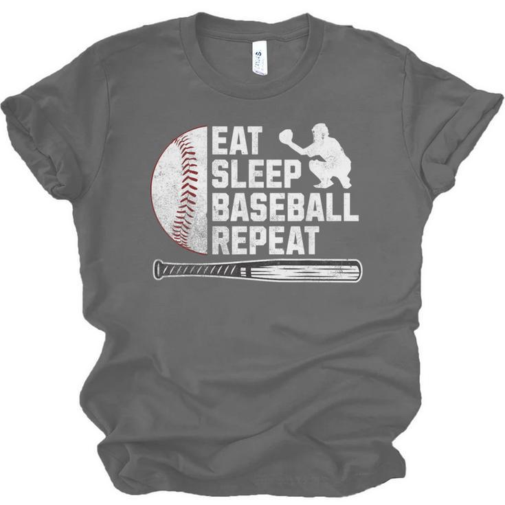 Eat Sleep Baseball Repeat Baseball Player Men Boys Unisex Jersey T-Shirt Eat Sleep Baseball Repeat Baseball Player Men Boys Unisex Jersey T-Shirt