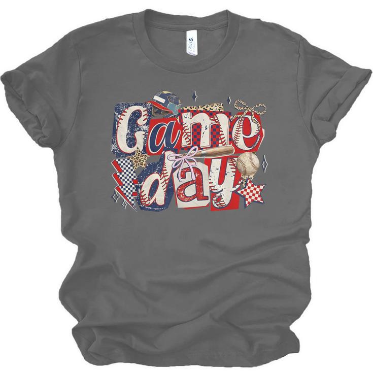 Game Day Baseball Leopard Coquette Bow Mama Mom Sister Unisex Jersey T-Shirt Game Day Baseball Leopard Coquette Bow Mama Mom Sister Unisex Jersey T-Shirt