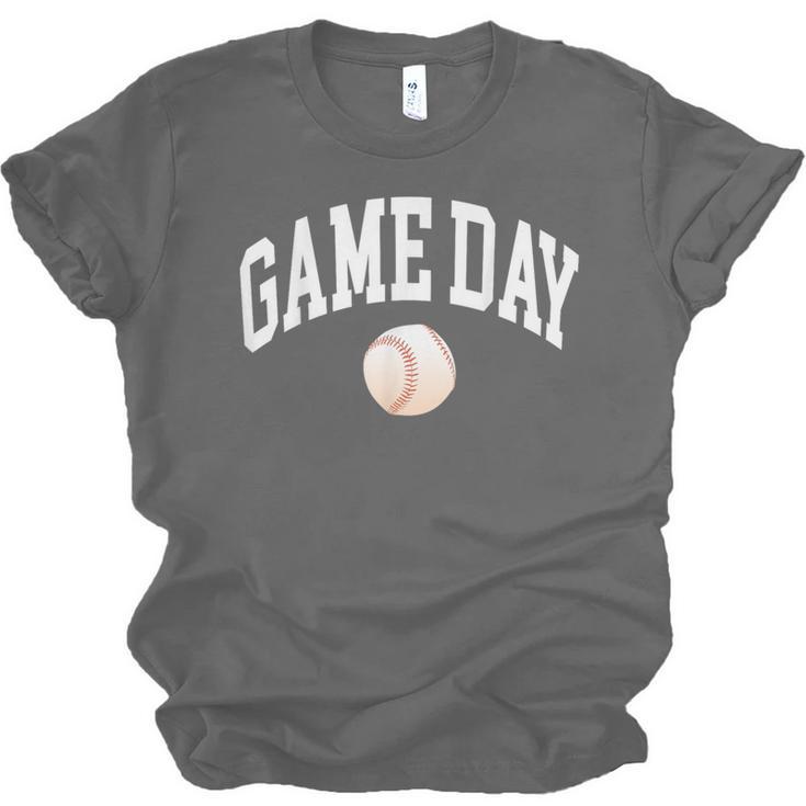 Game Day Baseball Player And Fan Graphic Unisex Jersey T-Shirt Game Day Baseball Player And Fan Graphic Unisex Jersey T-Shirt