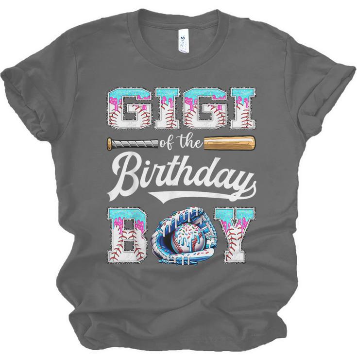 Gigi Of The Birthday Boy Baseball Ice Cream Drip Matching Unisex Jersey T-Shirt