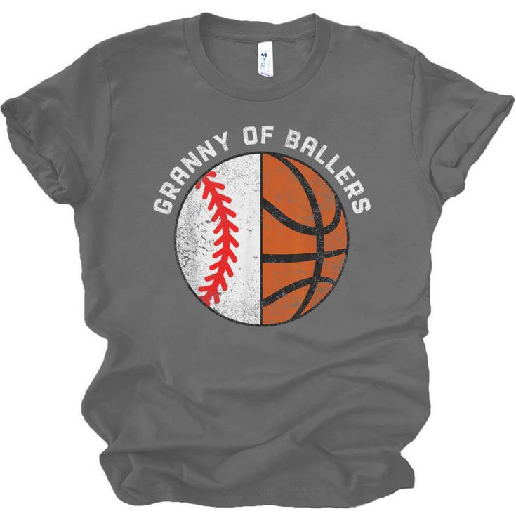 Granny Of Ballers Baseball Basketball Grandma Granny Unisex Jersey T-Shirt