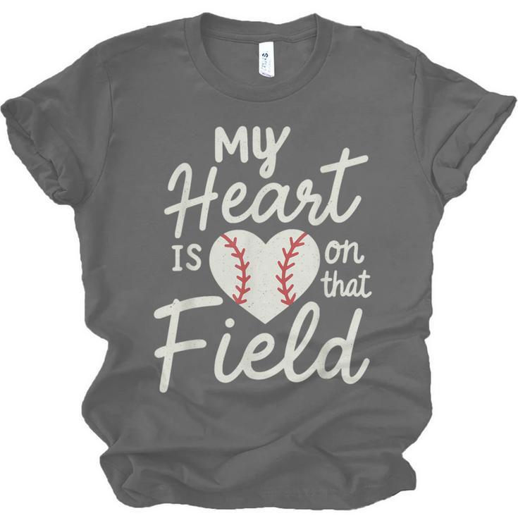 My Heart Is On That Field Baseball Unisex Jersey T-Shirt My Heart Is On That Field Baseball Unisex Jersey T-Shirt