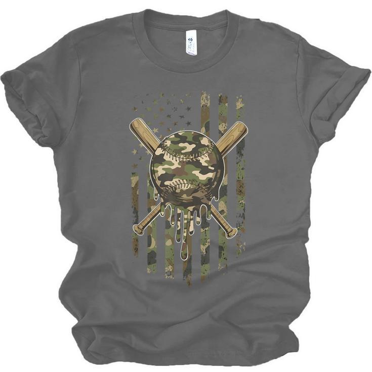 Ice Cream Baseball Drip For Boys Camo USA Flag Camouflage Unisex Jersey T-Shirt Ice Cream Baseball Drip For Boys Camo USA Flag Camouflage Unisex Jersey T-Shirt