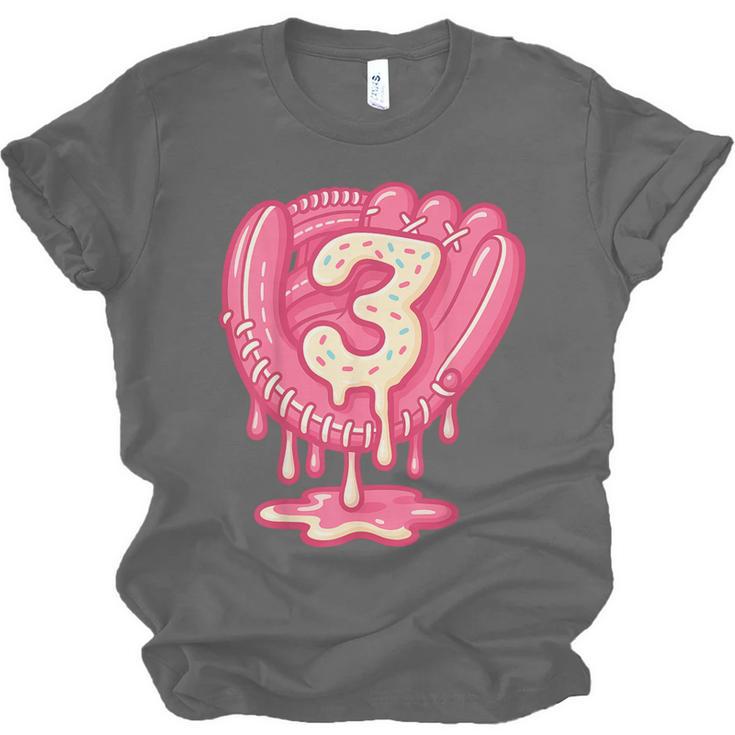 Ice Cream Baseball Glove 3rd Birthday Edition Unisex Jersey T-Shirt Ice Cream Baseball Glove 3rd Birthday Edition Unisex Jersey T-Shirt