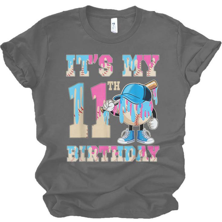 It's My 11th Birthday Baseball Ice Cream Drip Theme Unisex Jersey T-Shirt It's My 11th Birthday Baseball Ice Cream Drip Theme Unisex Jersey T-Shirt