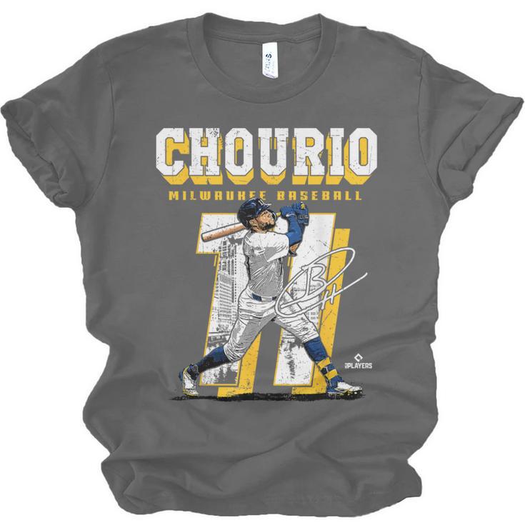 Jackson Chourio Milwaukee MLB Baseball Player MLBJCH201M Unisex Jersey T-Shirt